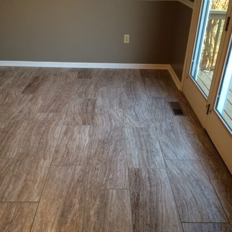 Luxury vinyl flooring installation (1) in Perry County, PA | Beam's Carpet & Flooring